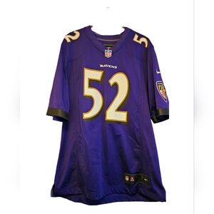 Baltimore Ravens #52 Purple Jersey – Size MediumRay Lewis